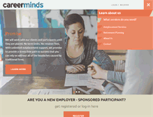 Tablet Screenshot of careerminds.com